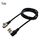 Cavo coassiale BNC maschio-maschio a gomito per cavo audio e video, lunghezza: 1 m Cavo coassiale BNC maschio-maschio a gomito per cavo audio e video, lunghezza: 1 m