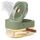 Ventola umidificante ricaricabile da 4000 mAh 2,5 l a doppio getto con diffusore di aromi a luce ambientale (verde) Ventola umidificante ricaricabile da 4000 mAh 2,5 l a doppio getto con diffusore di aromi a luce ambientale (verde)