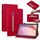 Custodia per tablet in pelle con cerniera tinta unita per Lenovo Tab M8 4a generazione TB-300FU (rosso) Custodia per tablet in pelle con cerniera tinta unita per Lenovo Tab M8 4a generazione TB-300FU (rosso)