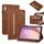 Custodia per tablet in pelle con cerniera tinta unita per Lenovo Tab M9 Skin Feel (marrone) Custodia per tablet in pelle con cerniera tinta unita per Lenovo Tab M9 Skin Feel (marrone)