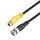 Cavo di collegamento BNC maschio a RCA femmina Cavo di monitoraggio cavo coassiale video HD in rame, lunghezza: 1 m Cavo di collegamento BNC maschio a RCA femmina Cavo di monitoraggio cavo coassiale video HD in rame, lunghezza: 1 m