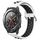 Per Huawei Watch 2 Cinturino sportivo in silicone traspirante traforato da 20 mm (bianco + nero) Per Huawei Watch 2 Cinturino sportivo in silicone traspirante traforato da 20 mm (bianco + nero)