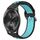 Per Garmin Vivomove Trend 20mm Cinturino sportivo in silicone traspirante traforato (nero + blu) Per Garmin Vivomove Trend 20mm Cinturino sportivo in silicone traspirante traforato (nero + blu)