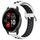 Per Garmin Venu 2 Plus 20mm Cinturino sportivo in silicone traspirante traforato (bianco + nero) Per Garmin Venu 2 Plus 20mm Cinturino sportivo in silicone traspirante traforato (bianco + nero)