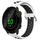 Per Garmin Forerunner 158 20mm Cinturino sportivo in silicone traspirante traforato (bianco + nero) Per Garmin Forerunner 158 20mm Cinturino sportivo in silicone traspirante traforato (bianco + nero)