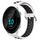 Per Garmin Forerunner 55 20mm Cinturino sportivo in silicone traspirante traforato (bianco + nero) Per Garmin Forerunner 55 20mm Cinturino sportivo in silicone traspirante traforato (bianco + nero)
