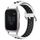 Per Garmin Venu SQ 20mm Cinturino sportivo in silicone traspirante traforato (bianco + nero) Per Garmin Venu SQ 20mm Cinturino sportivo in silicone traspirante traforato (bianco + nero)