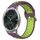 Per Garmin VivoMove Luxe 20mm Cinturino in silicone sportivo traforato traspirante (viola + lime) Per Garmin VivoMove Luxe 20mm Cinturino in silicone sportivo traforato traspirante (viola + lime)