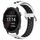 Per Garmin Forerunner 245 Cinturino sportivo in silicone traspirante traforato da 20 mm (bianco + nero) Per Garmin Forerunner 245 Cinturino sportivo in silicone traspirante traforato da 20 mm (bianco + nero)