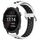 Per Garmin Forerunner 245 Music Cinturino per orologio sportivo in silicone traspirante perforato da 20 mm (bianco + nero) Per Garmin Forerunner 245 Music Cinturino per orologio sportivo in silicone traspirante perforato da 20 mm (bianco + nero)