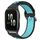 Per Garmin Forerunner Sq2 Cinturino per orologio sportivo in silicone traspirante traforato da 20 mm (nero + blu) Per Garmin Forerunner Sq2 Cinturino per orologio sportivo in silicone traspirante traforato da 20 mm (nero + blu)