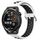 Per Huawei Watch GT Runner 22mm Cinturino in silicone sportivo traforato traspirante (bianco + nero) Per Huawei Watch GT Runner 22mm Cinturino in silicone sportivo traforato traspirante (bianco + nero)