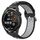 Per Huawei Watch GT Runner 22mm Cinturino in silicone sportivo traforato traspirante (nero + grigio) Per Huawei Watch GT Runner 22mm Cinturino in silicone sportivo traforato traspirante (nero + grigio)
