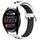Per Huawei Watch 3 Cinturino in silicone sportivo traforato da 22 mm (bianco + nero) Per Huawei Watch 3 Cinturino in silicone sportivo traforato da 22 mm (bianco + nero)