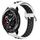 For Honor Watch GS Pro 22mm Cinturino in silicone sportivo traforato traspirante (bianco + nero)