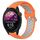 Per Garmin Forerunner 255 22mm Cinturino sportivo in silicone traspirante traforato (arancione + grigio) Per Garmin Forerunner 255 22mm Cinturino sportivo in silicone traspirante traforato (arancione + grigio)