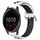 Per Garmin Vivoactive4 22mm Cinturino sportivo in silicone traspirante traforato (bianco + nero) Per Garmin Vivoactive4 22mm Cinturino sportivo in silicone traspirante traforato (bianco + nero)