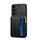Per Samsung Galaxy S22 5G Custodia per telefono con slot per schede con cerniera (nero) Per Samsung Galaxy S22 5G Custodia per telefono con slot per schede con cerniera (nero)
