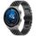 Per Huawei Watch GT3 Pro 46mm Five Bull Mezzo tondo cinturino in acciaio inossidabile + strumento di rimozione cinturino (nero) Per Huawei Watch GT3 Pro 46mm Five Bull Mezzo tondo cinturino in acciaio inossidabile + strumento di rimozione cinturino (nero)