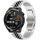 Per Huawei Watch GT Runner Five Bull Cinturino semicircolare in acciaio inossidabile + strumento di rimozione cinturino (argento + nero) Per Huawei Watch GT Runner Five Bull Cinturino semicircolare in acciaio inossidabile + strumento di rimozione cinturino (argento + nero)