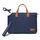 Per MacBook 15,6-16,1 pollici MAHOO 10188 Borsa per computer portatile ultrasottile Borsa per computer a mano, colore: blu scuro + tappetino per mouse nero