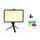 8 pollici 3200-5500K Luce di riempimento live a schermo piatto per fotografia a tre colori, specifiche: piccolo treppiede 8 pollici 3200-5500K Luce di riempimento live a schermo piatto per fotografia a tre colori, specifiche: piccolo treppiede