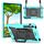 Per Samsung Galaxy Tab S7+ / S8+ / S7 FE Custodia per tablet con supporto per bracciale in silicone + PC (verde menta + nero) Per Samsung Galaxy Tab S7+ / S8+ / S7 FE Custodia per tablet con supporto per bracciale in silicone + PC (verde menta + nero)