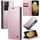Custodia in pelle per Samsung Galaxy S21 Ultra 5G CaseMe 003 Crazy Horse Texture (oro rosa) Custodia in pelle per Samsung Galaxy S21 Ultra 5G CaseMe 003 Crazy Horse Texture (oro rosa)