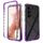 Per Samsung Galaxy S23 5G Trasparente Colore sfumato TPU + Custodia protettiva per PC (Viola) Per Samsung Galaxy S23 5G Trasparente Colore sfumato TPU + Custodia protettiva per PC (Viola)