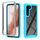 Per Samsung Galaxy S23 5G Custodia protettiva per telefono in TPU + PC trasparente integrata a due strati (azzurro)