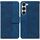 Per Samsung Galaxy S23 5G Custodia per cellulare in pelle goffrata geometrica (blu) Per Samsung Galaxy S23 5G Custodia per cellulare in pelle goffrata geometrica (blu)
