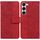 Per Samsung Galaxy S23+ 5G Custodia per cellulare in pelle goffrata geometrica (rossa) Per Samsung Galaxy S23+ 5G Custodia per cellulare in pelle goffrata geometrica (rossa)