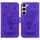 Per Samsung Galaxy S23+ 5G Custodia in pelle goffrata farfalla rosa (viola) Per Samsung Galaxy S23+ 5G Custodia in pelle goffrata farfalla rosa (viola)