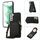 Per Samsung Galaxy S22 5G Custodia per telefono RFID a trama rombica con cordino e specchio (nero) Per Samsung Galaxy S22 5G Custodia per telefono RFID a trama rombica con cordino e specchio (nero)