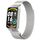 Per Xiaomi Mi Band 7 Pro Custodia protettiva per PC integrata + cinturino in nylon (argento) Per Xiaomi Mi Band 7 Pro Custodia protettiva per PC integrata + cinturino in nylon (argento)