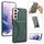 Per Samsung Galaxy S23 5G Custodia protettiva per telefono ultrasottile antiurto con supporto (verde) Per Samsung Galaxy S23 5G Custodia protettiva per telefono ultrasottile antiurto con supporto (verde)