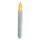 Candela elettronica a LED da 12 pezzi / scatola Candela natalizia senza fiamma a stelo lungo, specifica: luce gialla lampeggiante
