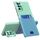 Per Samsung Galaxy S22 Ultra 5G Custodia per telefono con supporto per obiettivo invisibile a due colori (verde menta + blu) Per Samsung Galaxy S22 Ultra 5G Custodia per telefono con supporto per obiettivo invisibile a due colori (verde menta + blu)