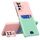 Per Samsung Galaxy S22 Ultra 5G Custodia per telefono con supporto per obiettivo invisibile a due colori (rosa + verde) Per Samsung Galaxy S22 Ultra 5G Custodia per telefono con supporto per obiettivo invisibile a due colori (rosa + verde)