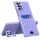 Per Samsung Galaxy S22 Ultra 5G Custodia per telefono con supporto per obiettivo invisibile a colori puri (viola) Per Samsung Galaxy S22 Ultra 5G Custodia per telefono con supporto per obiettivo invisibile a colori puri (viola)