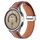 Cinturino per orologio in vera pelle con fibbia pieghevole da 20 mm (marrone + argento) Cinturino per orologio in vera pelle con fibbia pieghevole da 20 mm (marrone + argento)