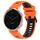 Per Garmin Active S 18mm Cinturino sportivo in silicone bicolore (arancione + nero) Per Garmin Active S 18mm Cinturino sportivo in silicone bicolore (arancione + nero)