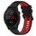 Per Garmin Forerunner 255S Music 18mm Cinturino sportivo in silicone bicolore (nero + rosso) Per Garmin Forerunner 255S Music 18mm Cinturino sportivo in silicone bicolore (nero + rosso)