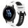Per Garmin Venu 2S 18mm Cinturino sportivo in silicone bicolore (bianco + nero) Per Garmin Venu 2S 18mm Cinturino sportivo in silicone bicolore (bianco + nero)