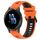 Per Garmin Venu 2S 18mm Cinturino sportivo in silicone bicolore (arancione + nero) Per Garmin Venu 2S 18mm Cinturino sportivo in silicone bicolore (arancione + nero)