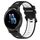 Per Garmin Venu 2S 18mm Cinturino sportivo in silicone bicolore (nero + bianco) Per Garmin Venu 2S 18mm Cinturino sportivo in silicone bicolore (nero + bianco)