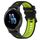 Per Garmin Venu 2S 18mm Cinturino sportivo in silicone bicolore (nero + verde) Per Garmin Venu 2S 18mm Cinturino sportivo in silicone bicolore (nero + verde)