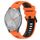 Per Garmin Vivomove 3S 18mm Cinturino sportivo in silicone bicolore (arancione + nero) Per Garmin Vivomove 3S 18mm Cinturino sportivo in silicone bicolore (arancione + nero)