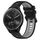 Per Garmin Vivomove Sport 20mm Cinturino sportivo in silicone bicolore (nero + grigio) Per Garmin Vivomove Sport 20mm Cinturino sportivo in silicone bicolore (nero + grigio)