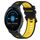 Per Garmin Vivoactive3 Music 20mm Cinturino sportivo in silicone bicolore (nero + giallo) Per Garmin Vivoactive3 Music 20mm Cinturino sportivo in silicone bicolore (nero + giallo)